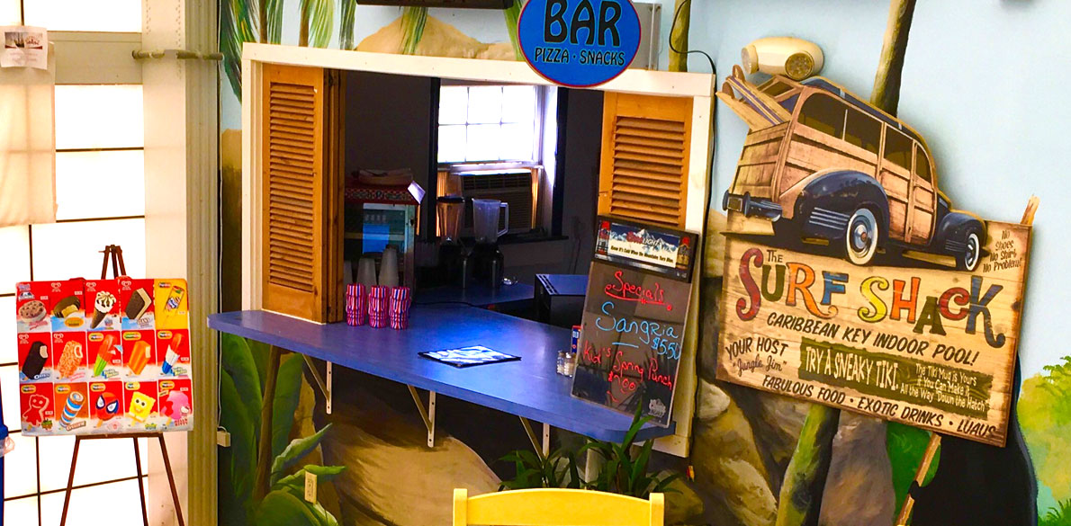 Pool Bar ordering window